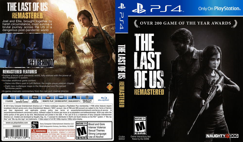 The Last Of Us Remastered - Ps4
