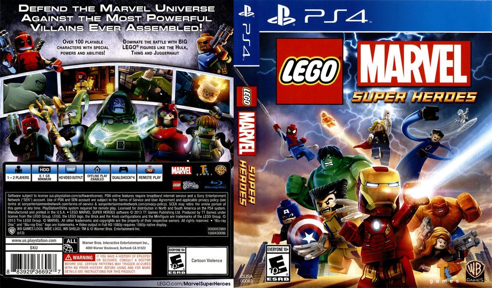 LEGO Marvel Super Heroes - PlayStation 4 | VideoGameX