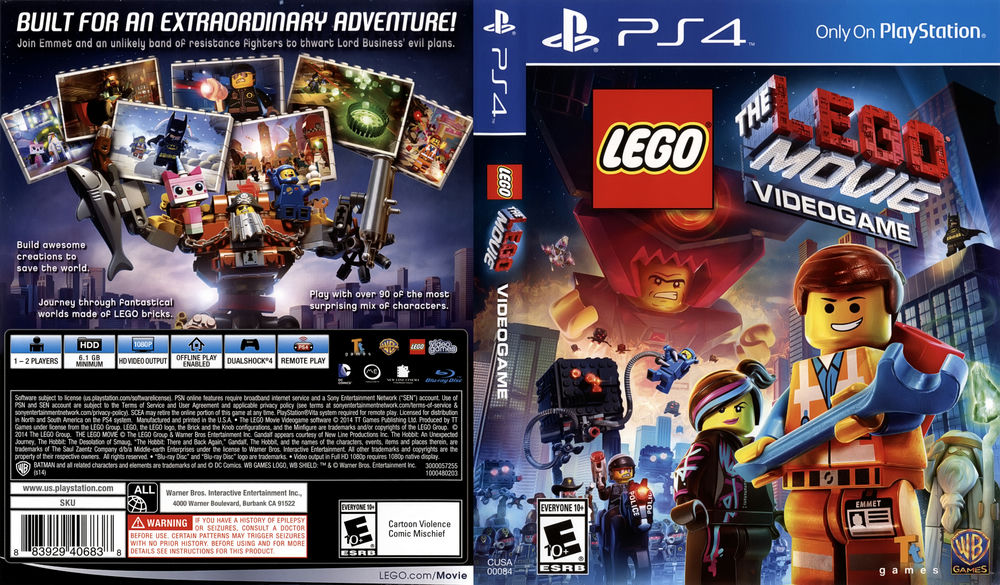 Jogo The Lego Movie Videogame - PS4