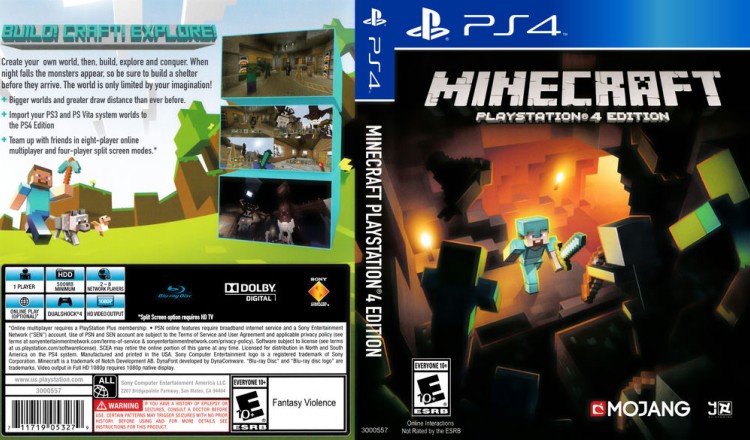 Minecraft: Playstation 4 Edition - PlayStation 4 | VideoGameX