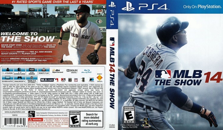 MLB 14: The Show - PlayStation 4 | VideoGameX