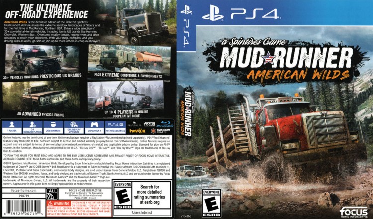 Mudrunner: American Wilds - PlayStation 4 | VideoGameX