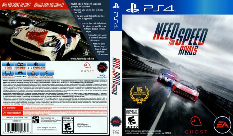 Need for Speed: Rivals - PlayStation 4 | VideoGameX