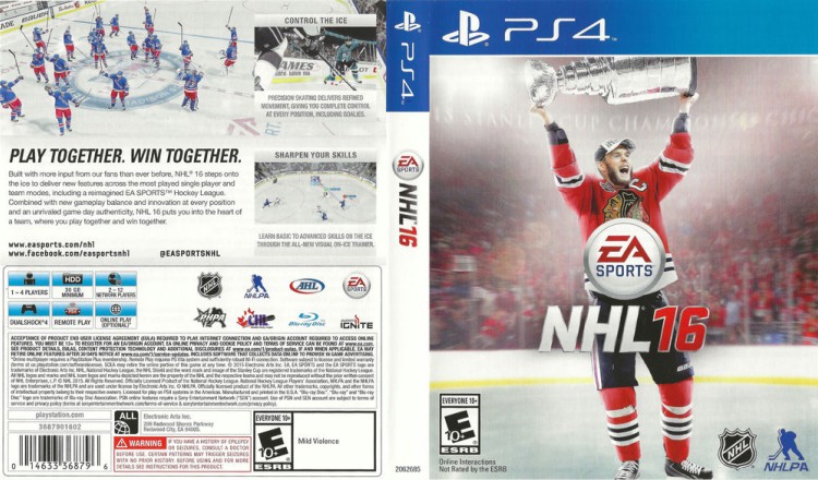 NHL 16 - PlayStation 4 | VideoGameX