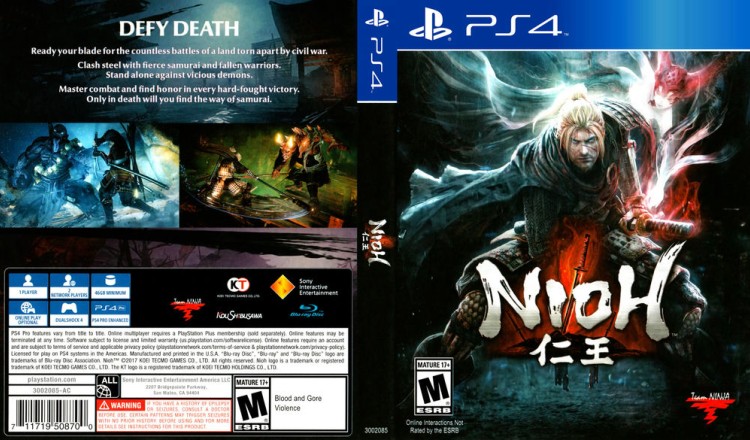 Nioh - PlayStation 4 | VideoGameX