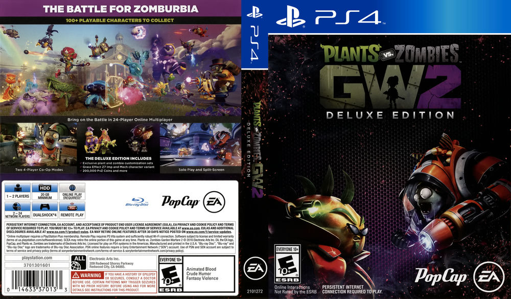  Plants vs. Zombies Garden Warfare 2 - PlayStation 4 :  Electronic Arts: Video Games