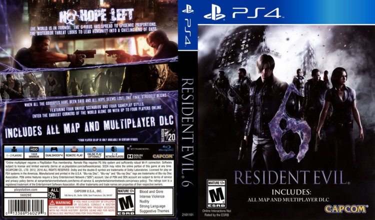 Resident Evil 6 - PlayStation 4 | VideoGameX