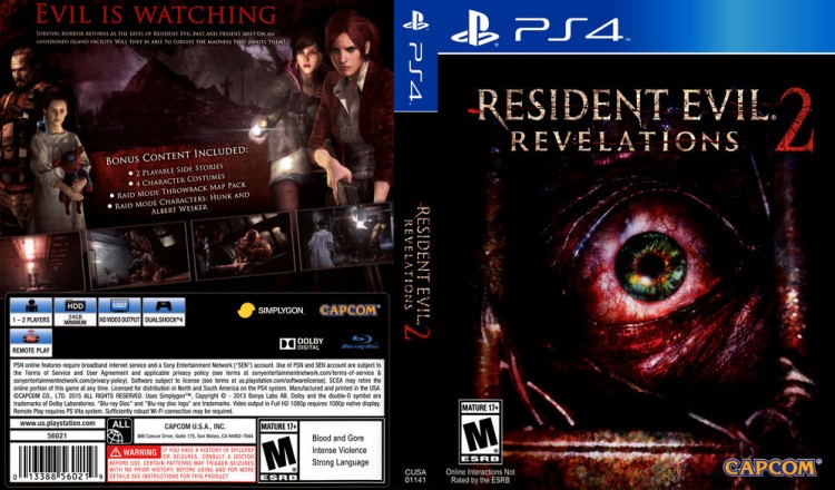 Resident Evil Revelations 2 - PlayStation 4 | VideoGameX