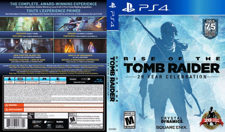 Rise of the Tomb Raider: 20 Year Celebration - PlayStation 4 | VideoGameX