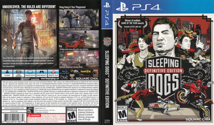 Sleeping Dogs Definitive Edition - PlayStation 4 | VideoGameX