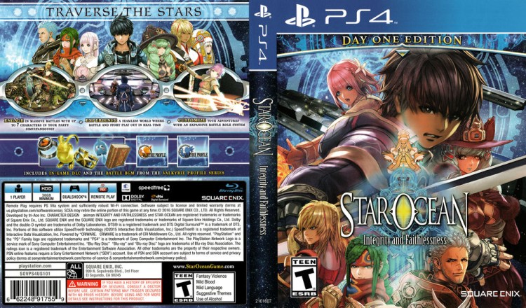 Star Ocean: Integrity and Faithlessness - PlayStation 4 | VideoGameX