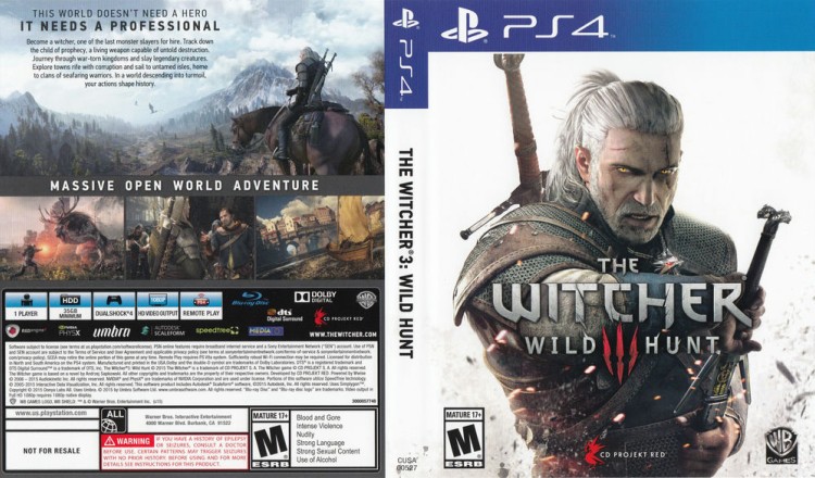 Witcher III: Wild Hunt - PlayStation 4 | VideoGameX