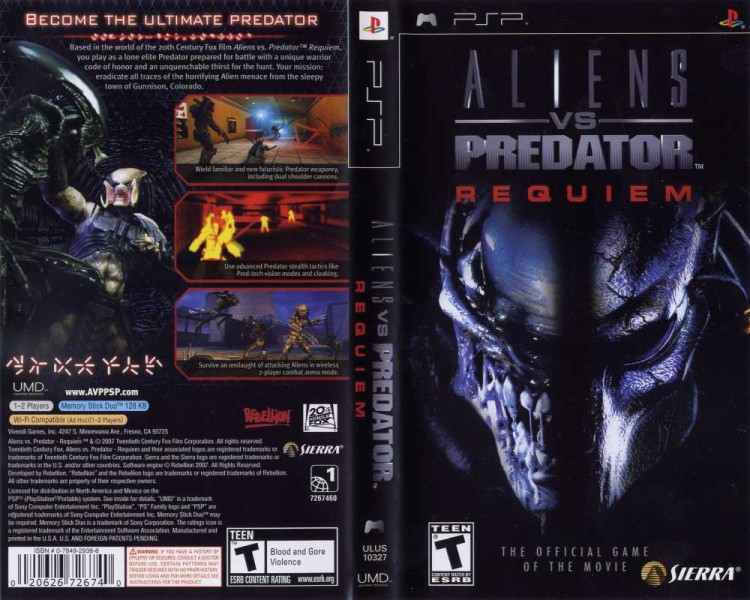 Aliens vs. Predator: Requiem - PSP | VideoGameX