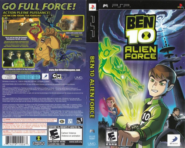 Ben 10: Alien Force - PSP | VideoGameX