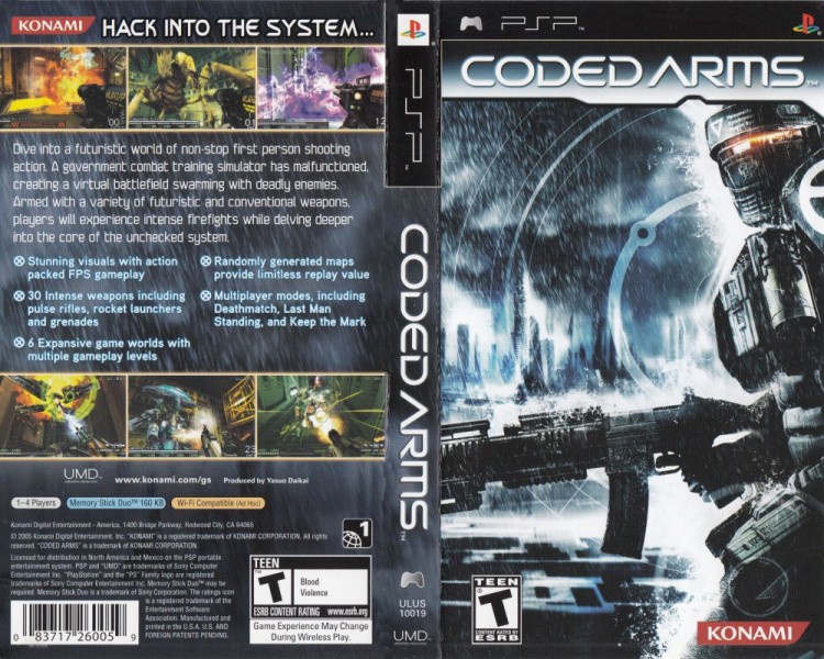 Coded Arms - PSP | VideoGameX