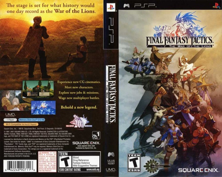 Final Fantasy Tactics: The War of the Lions - PSP | VideoGameX