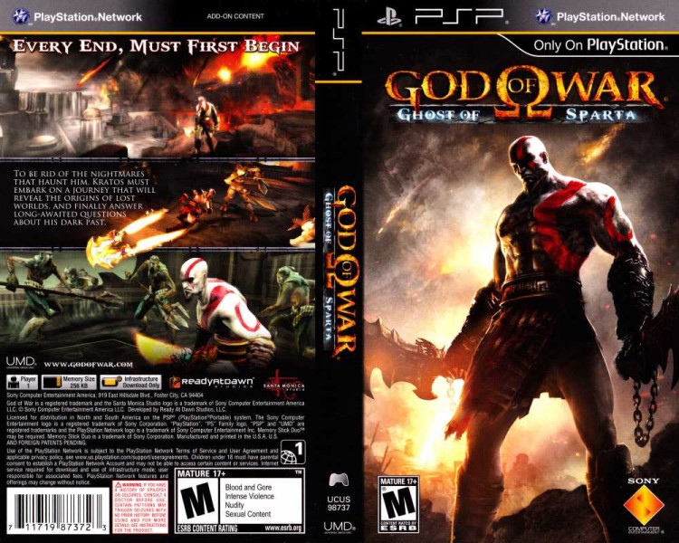 God of War: Ghost of Sparta - PSP | VideoGameX