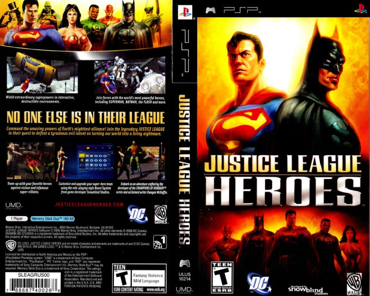 Justice League Heroes - PSP | VideoGameX