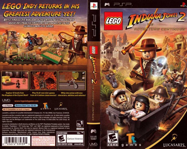 LEGO Indiana Jones 2: The Adventure Continues - PSP | VideoGameX