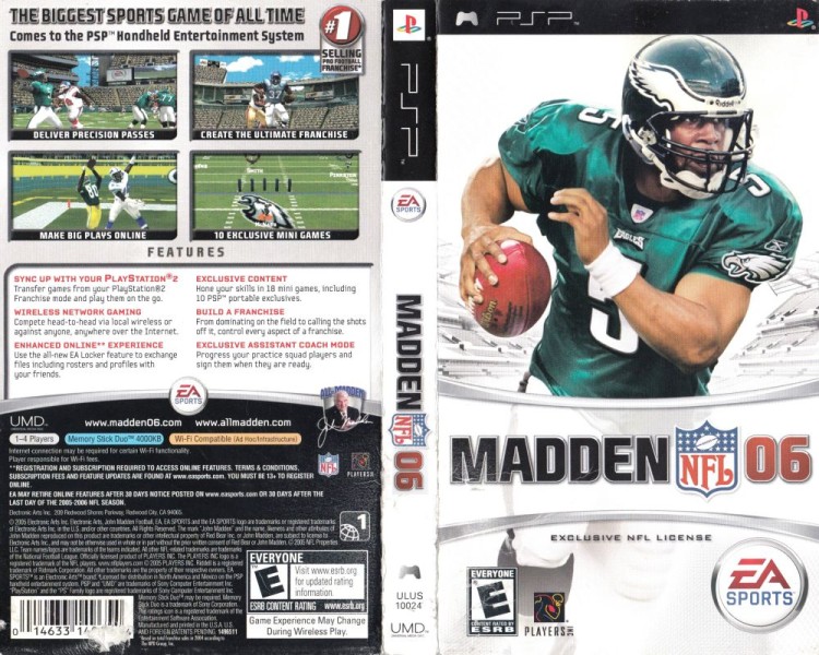 Madden NFL 06 - PSP | VideoGameX