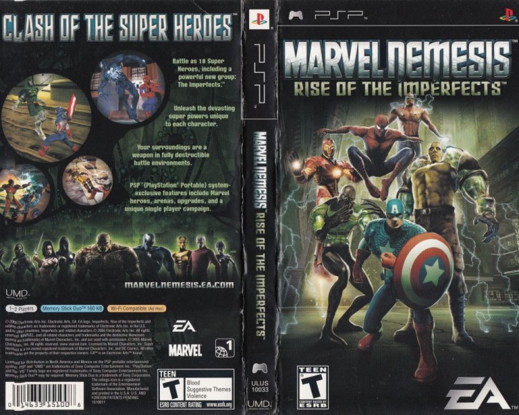 Marvel Nemesis: Rise of the Imperfects - PSP | VideoGameX