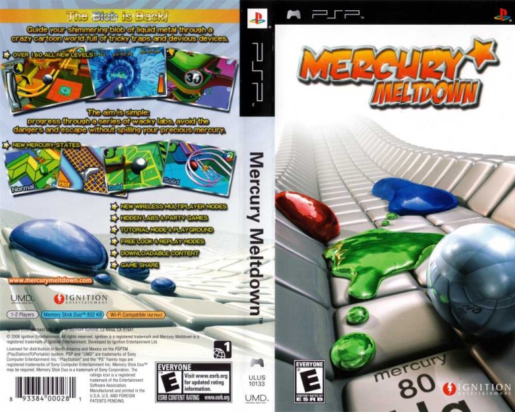 Mercury Meltdown - PSP | VideoGameX