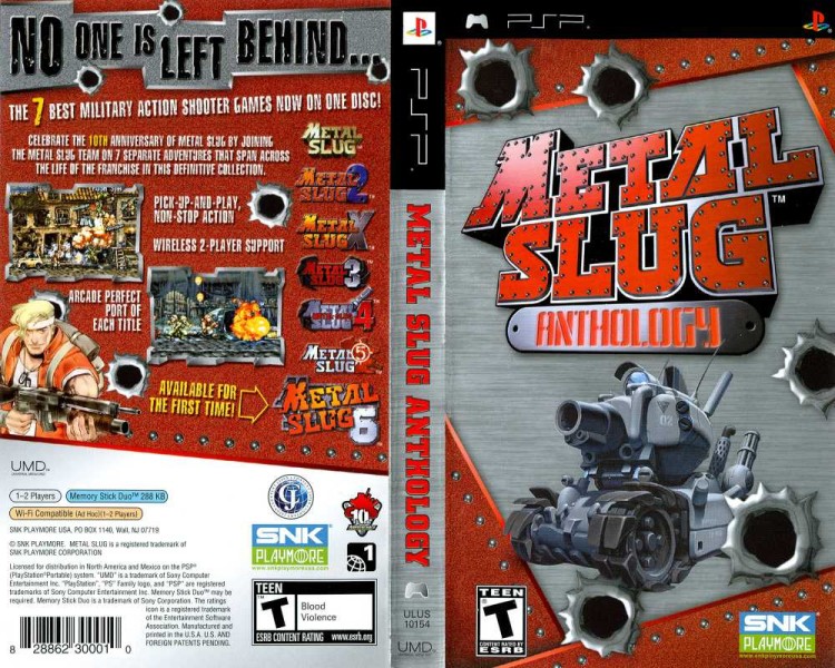 Metal Slug Anthology - PSP | VideoGameX