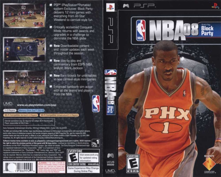 NBA 08 - PSP | VideoGameX