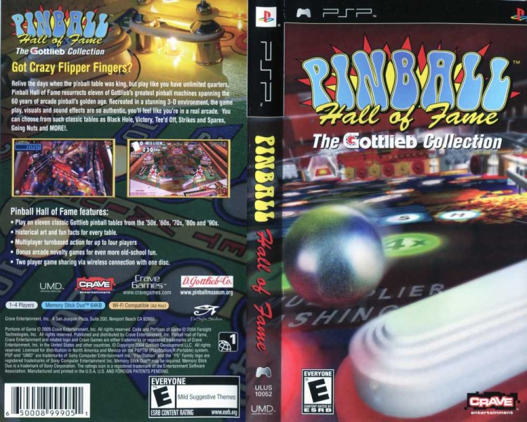 Pinball Hall of Fame: The Gottlieb Collection - PSP | VideoGameX