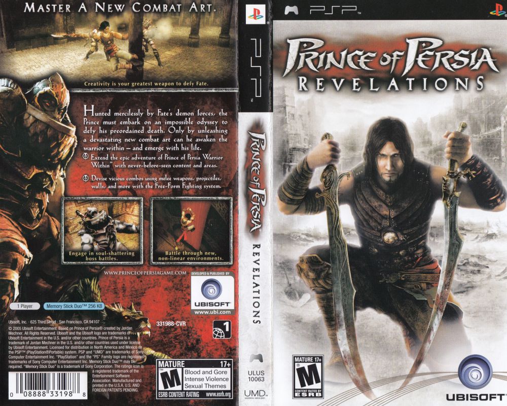 PSP GAME - Prince Of Persia Revelations PLATINUM (PRE OWNED) in category  Gaming/Sony PSP / go/PSP Used Games at Easy Technology.