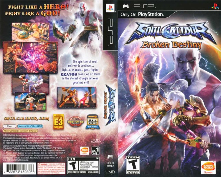 Soul Calibur: Broken Destiny - PSP | VideoGameX