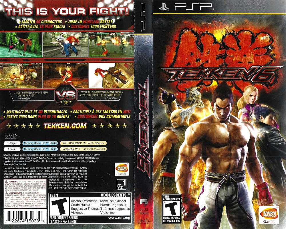 Tekken 6 - PSP | VideoGameX