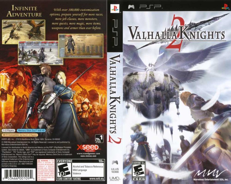 Valhalla Knights 2 Xseed Games - PSP | VideoGameX