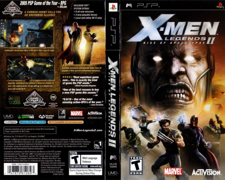 X-Men Legends II: Rise of Apocalypse Activision - PSP | VideoGameX