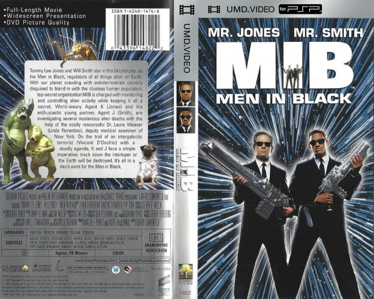 UMD Video - MIB : Men in Black Sony Pictures - PSP | VideoGameX