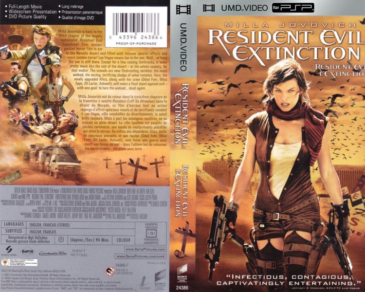 Resident Evil: Extinction - UMD Video | VideoGameX