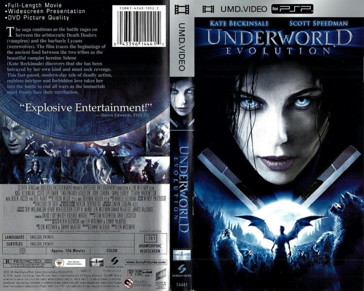 UMD Video - Underworld Evolution Sony Pictures - PSP | VideoGameX