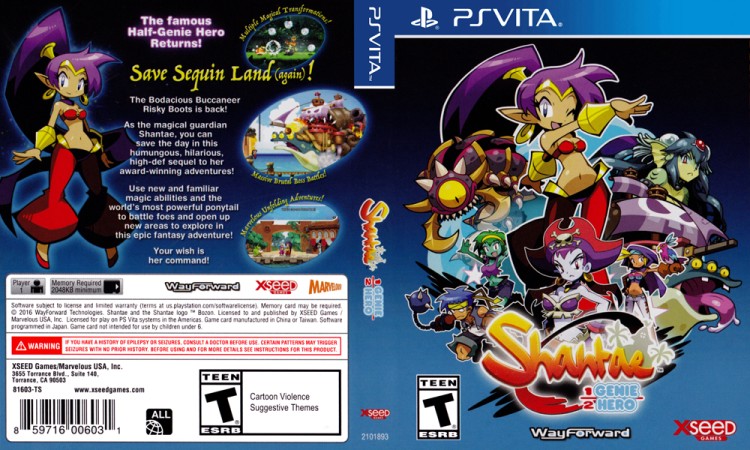 Shantae: Half-Genie Hero - PS Vita | VideoGameX