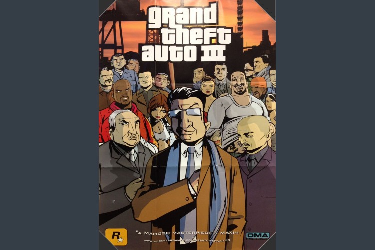 Grand Theft Auto III Poster / Map - Posters | VideoGameX