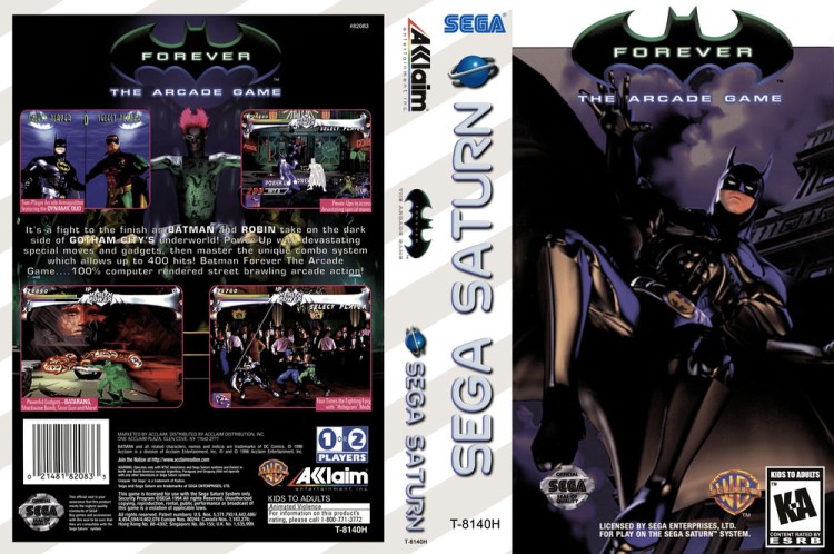 Batman Forever: The Arcade Game - Sega Saturn | VideoGameX