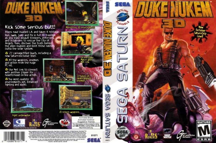 Duke Nukem 3D - Sega Saturn | VideoGameX