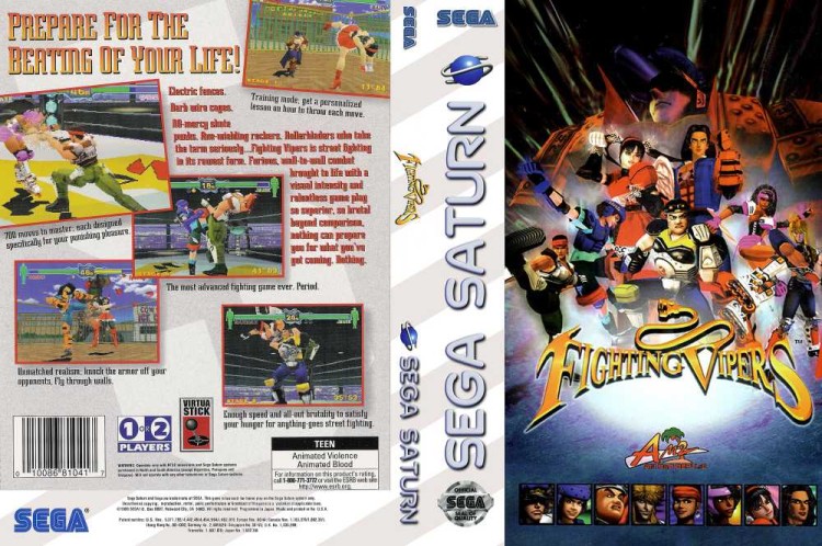 Fighting Vipers - Sega Saturn | VideoGameX