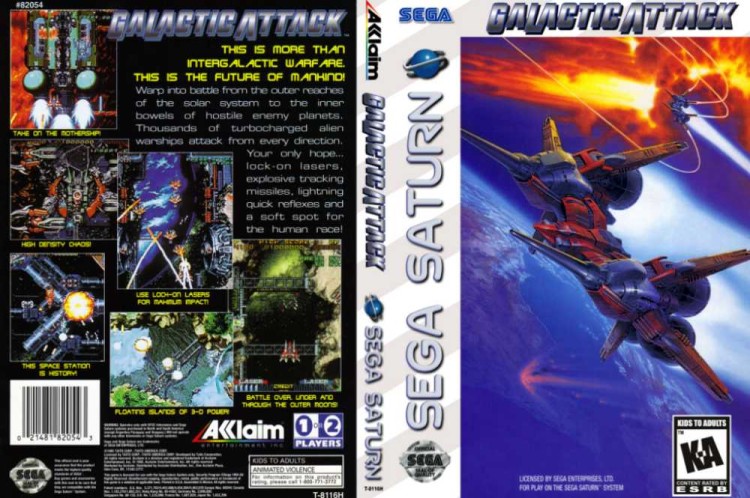 Galactic Attack - Sega Saturn | VideoGameX