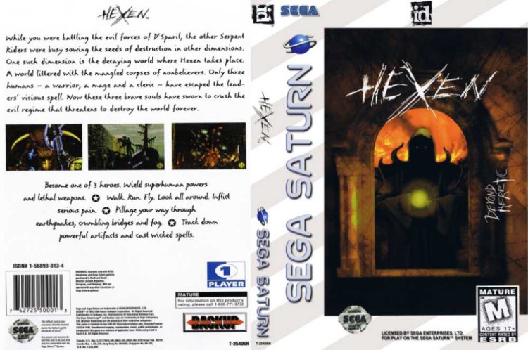 Hexen: Beyond Heretic - Sega Saturn | VideoGameX