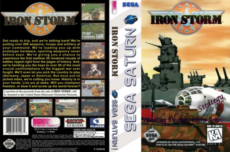 Iron Storm - Sega Saturn | VideoGameX