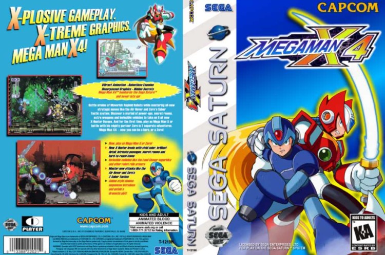 Mega Man X4 - Sega Saturn | VideoGameX