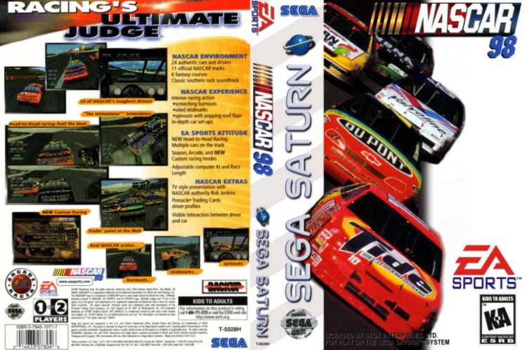 NASCAR 98 - Sega Saturn | VideoGameX