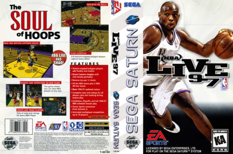 NBA Live 97 - Sega Saturn | VideoGameX