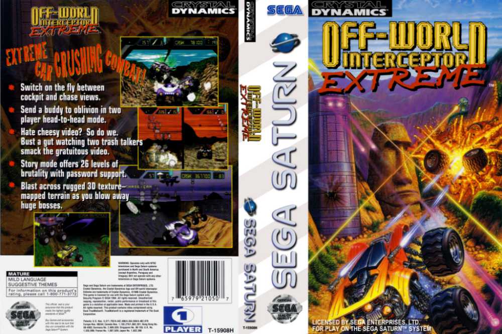 Off-World Interceptor Extreme - Sega Saturn | VideoGameX