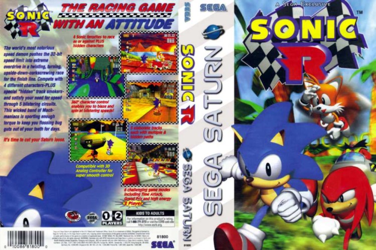 Sonic R - Sega Saturn | VideoGameX